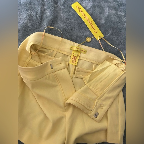 NWT Catherine Malandrino Yellow Shorts - Picture 7 of 7